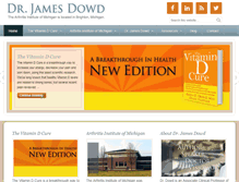Tablet Screenshot of drjamesdowd.com
